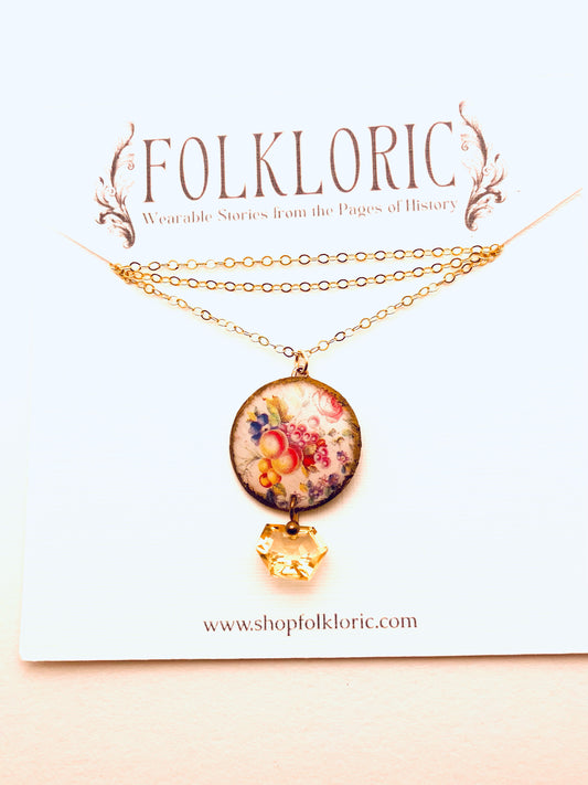 Morgaine Necklace with Citrine