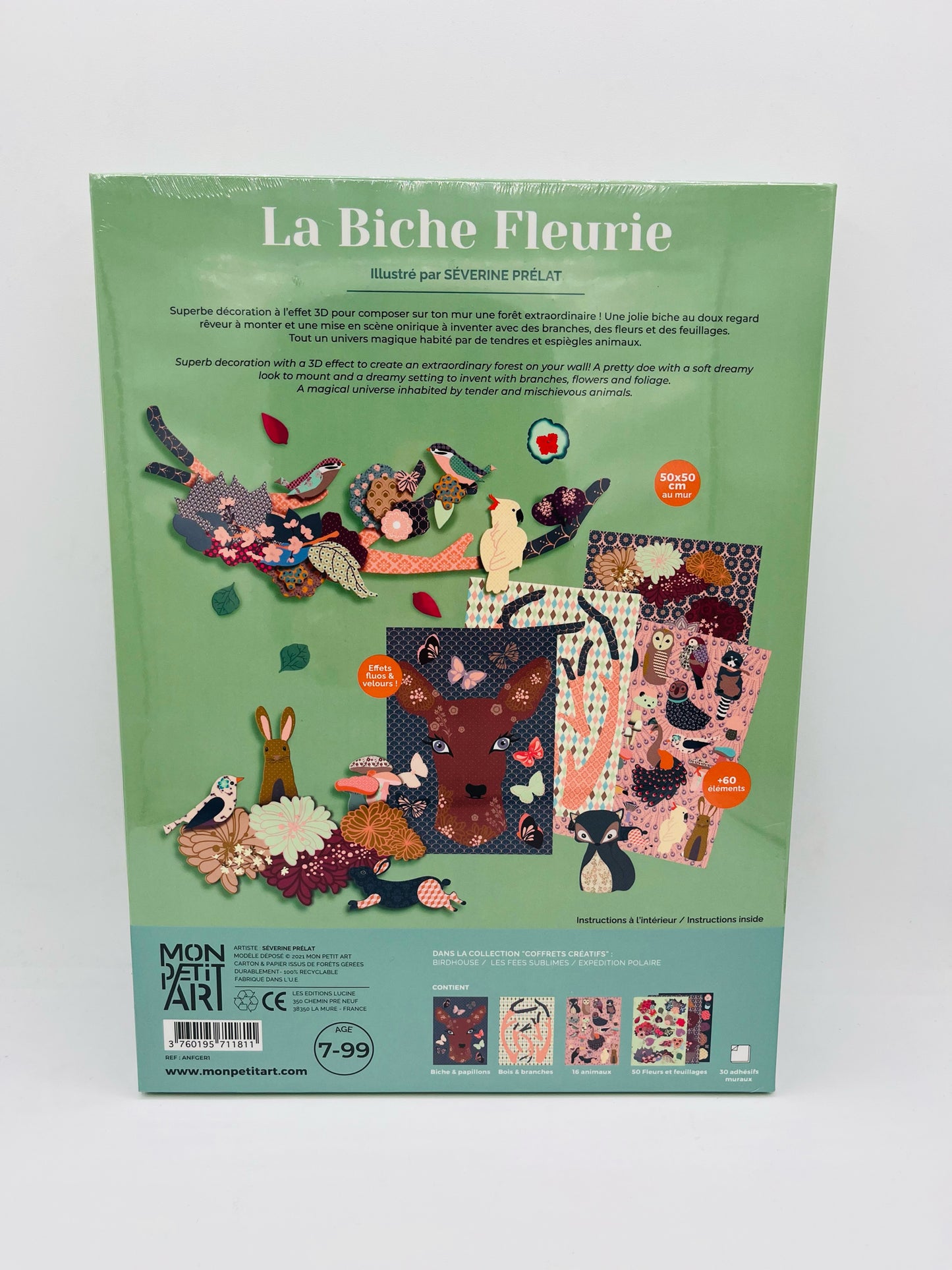 La Biche Fleurie (Wall Decor Kit)