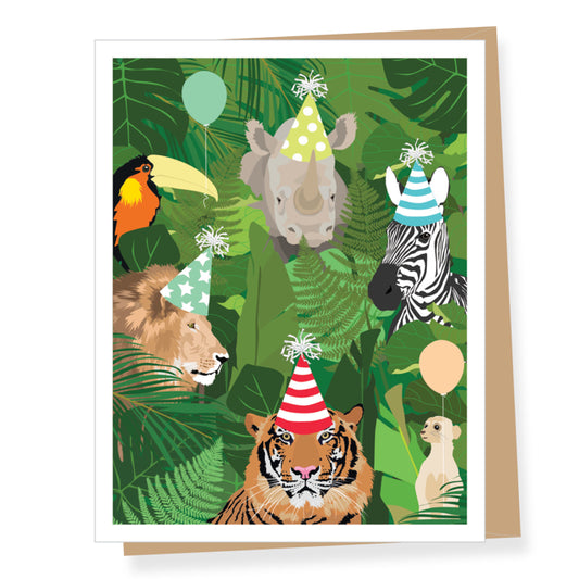 Jungle Birthday Card