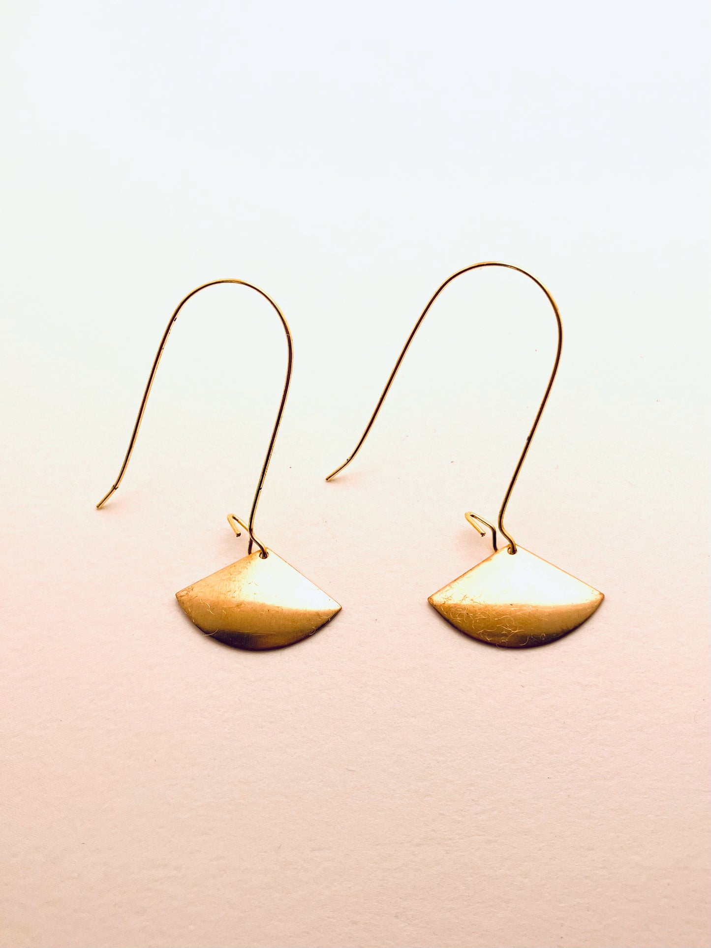 Fan Hoop Earrings