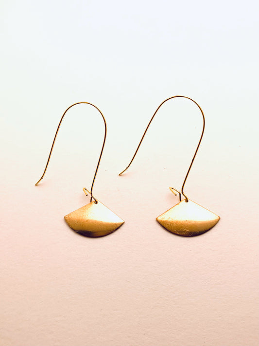 Fan Hoop Earrings