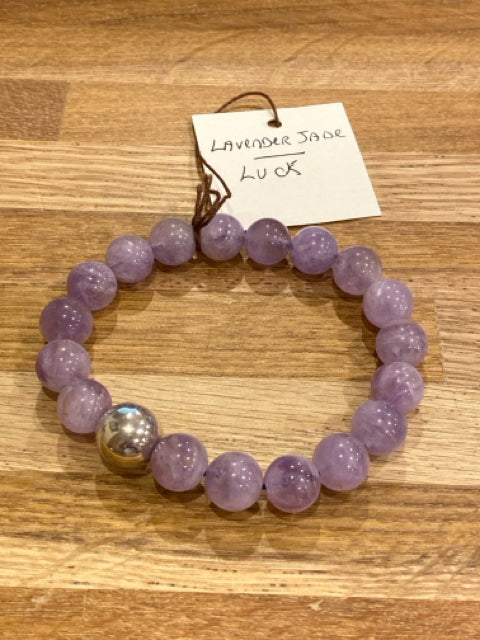 Lavender Jade Bracelet