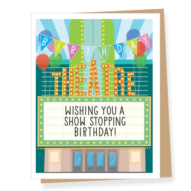 Theater Birthday Card