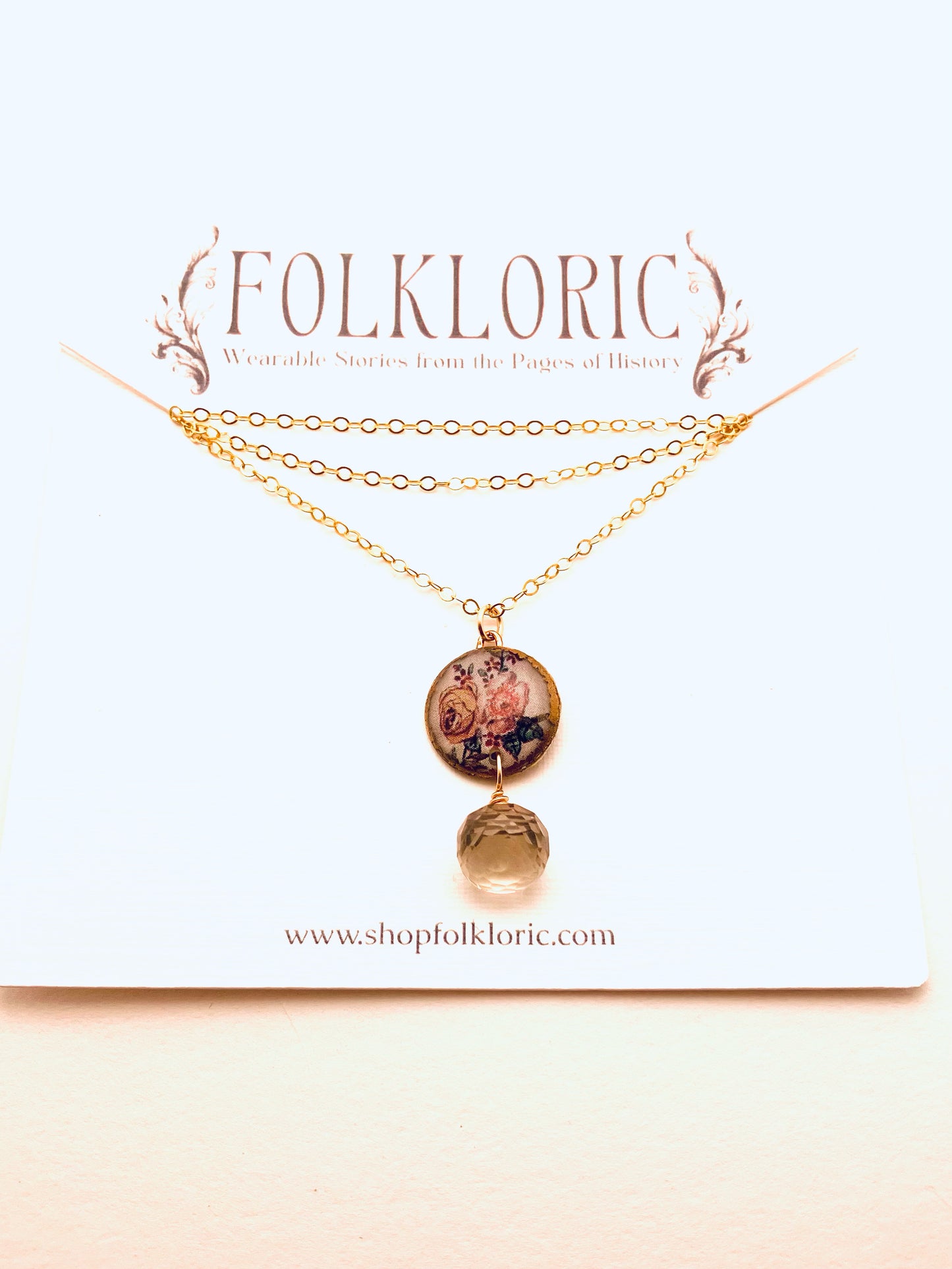 Dulcet Necklace with Smoky Quartz