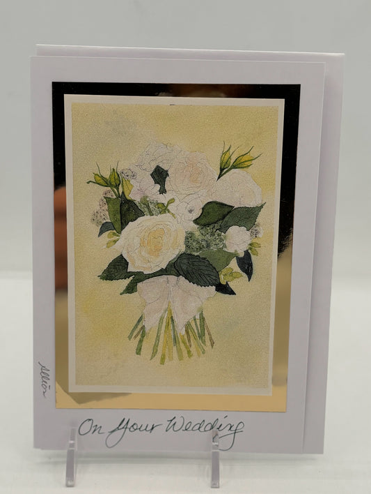 On Your Wedding Day in Gold Card