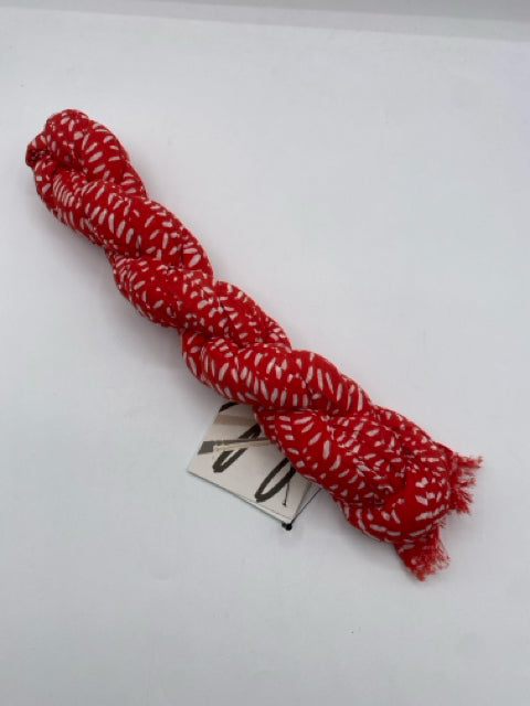 Red Stitch Cotton Scarf