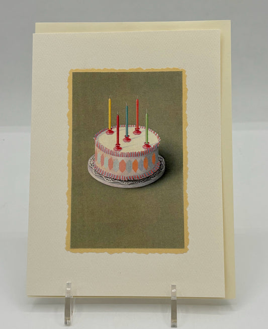 Colorful Candles Birthday Card