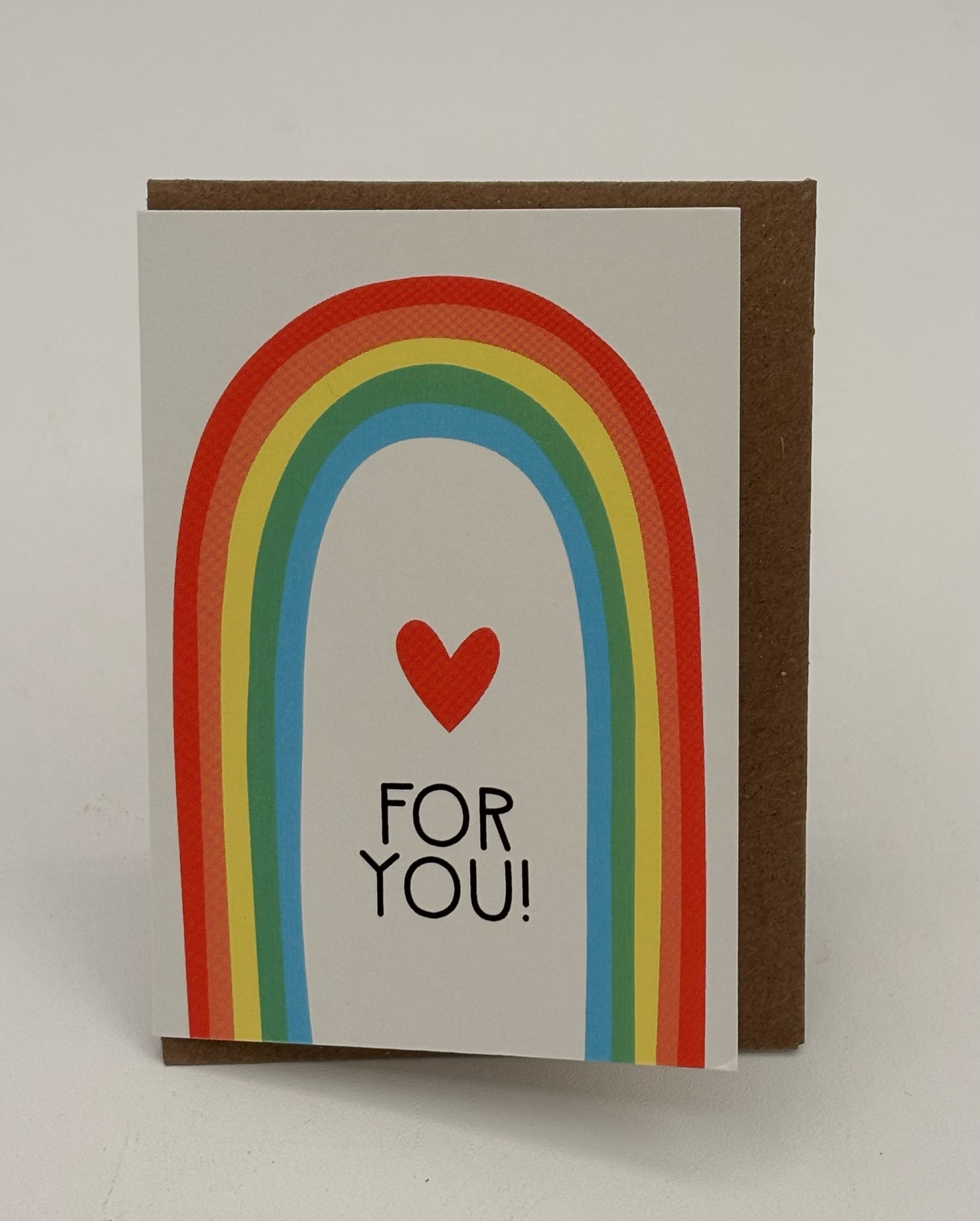 Mini Rainbow For You Enclosure Card