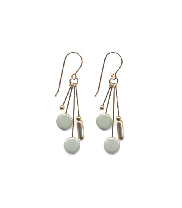 Pearly Cluster Earrings