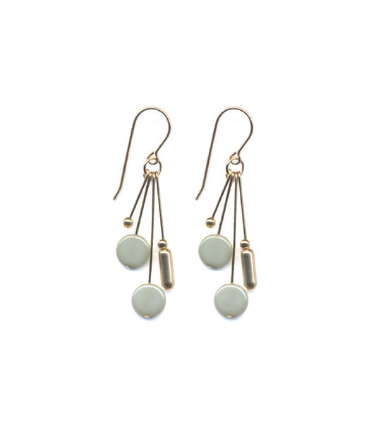 Pearly Cluster Earrings