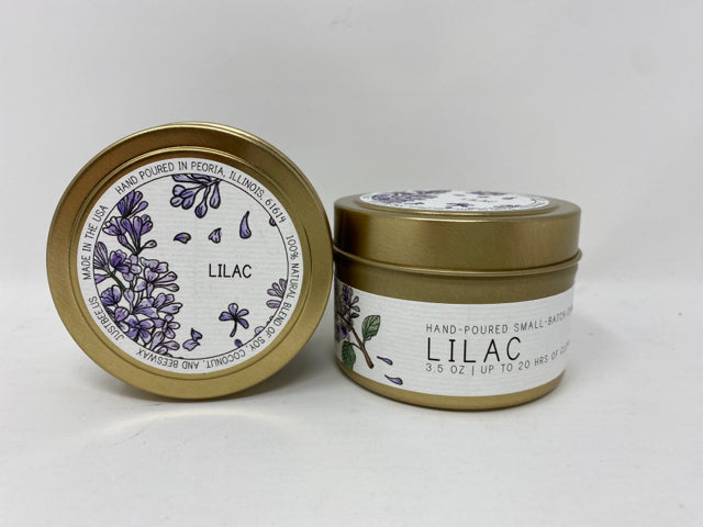 Lilac Travel Candle