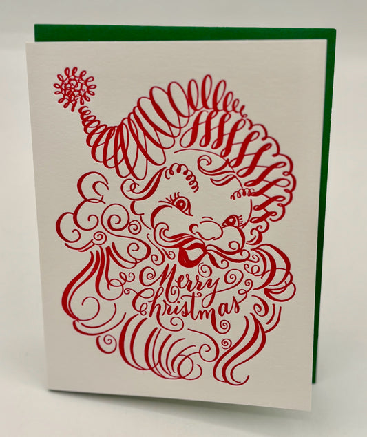 Vintage Santa Card