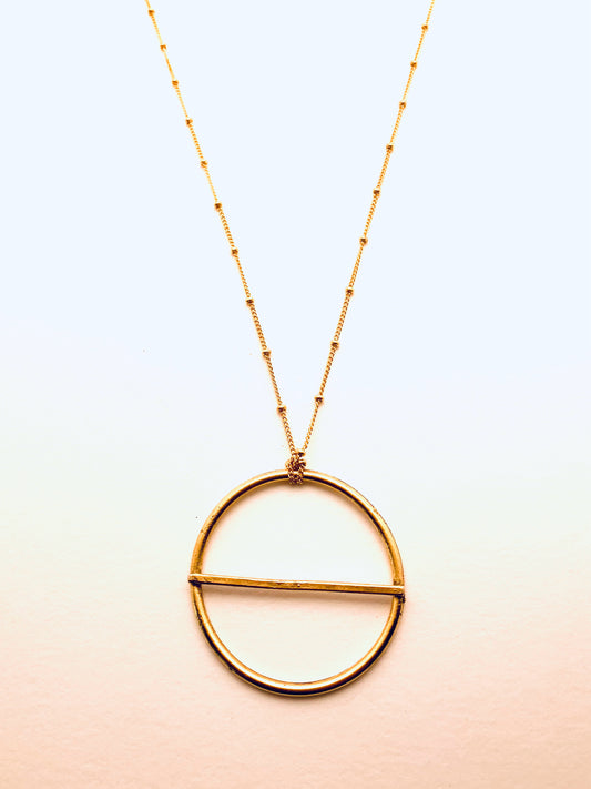 Saturn Pendant Necklace