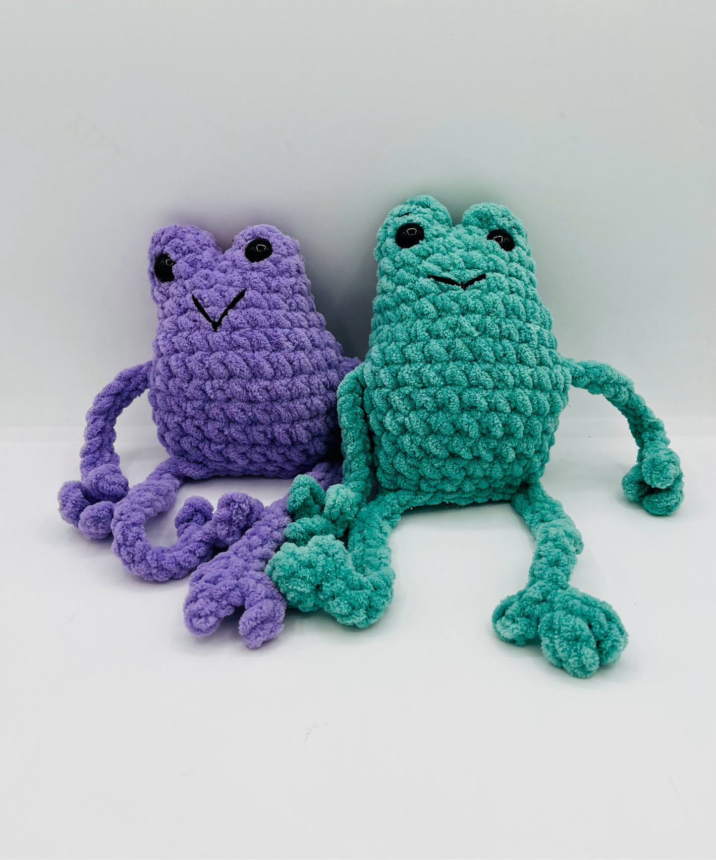 Crocheted Leggy Frog