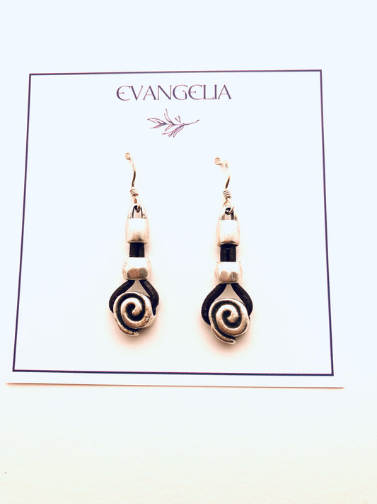 Zamak Metal Earrings, Squirl