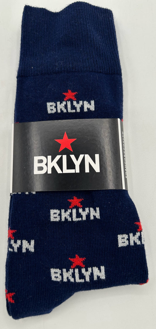Brooklyn Star Socks Blue