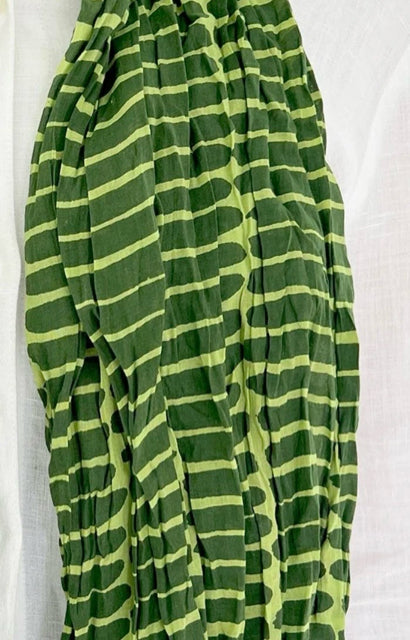 Green & Pine New Basket Cotton Scarf