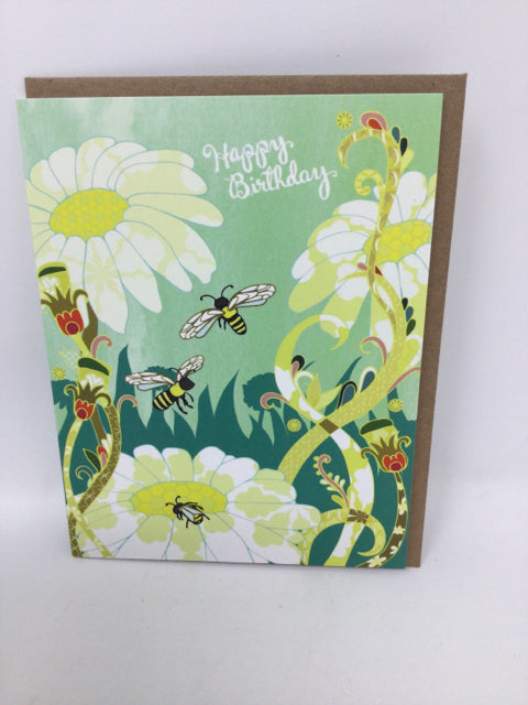 Bees Happy Birthday Card