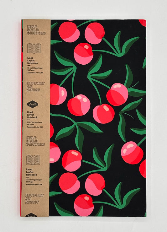 Cherries Layflat Notebook