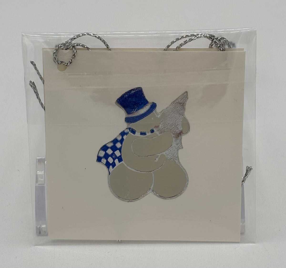 Snowman Sticker 2-Pack Christmas Tags