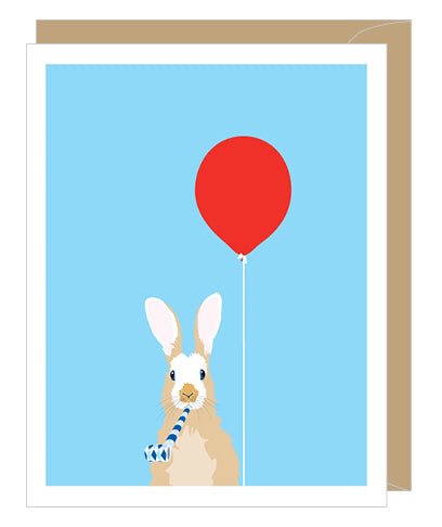 Rabbit Birthday Card