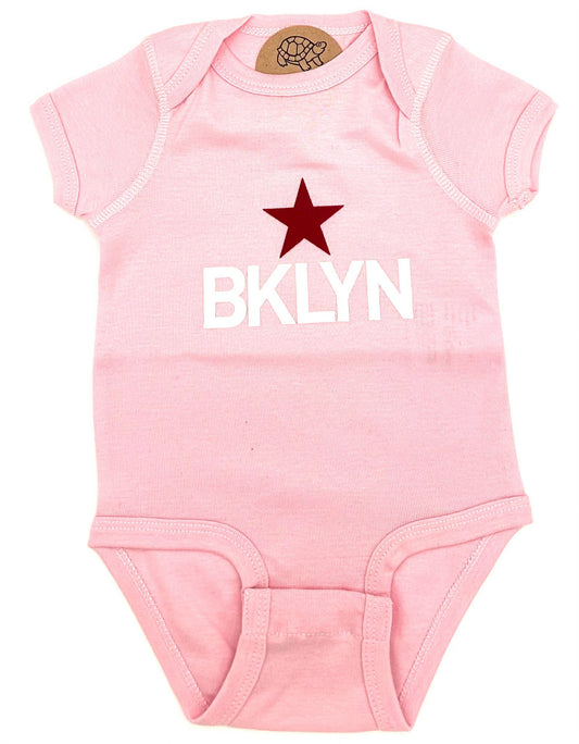 Brooklyn Star Onesie Pink Size Newborn