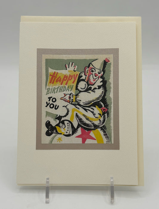 Clown Birthday Card