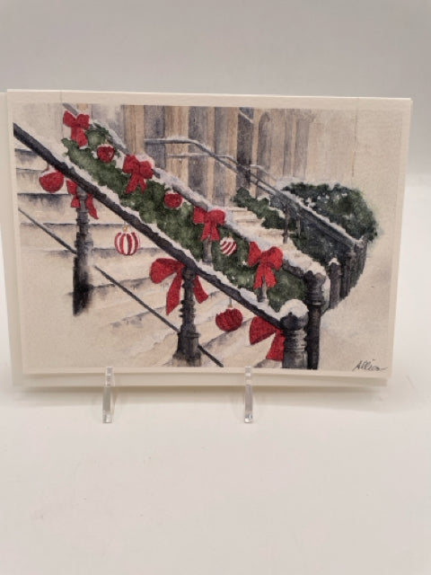 Brownstone Steps Card