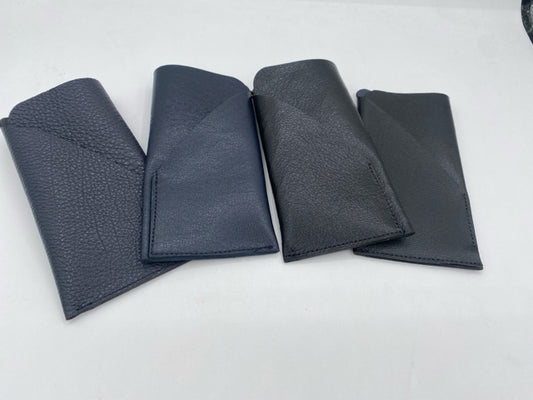 Dark Leather Eyeglass Case
