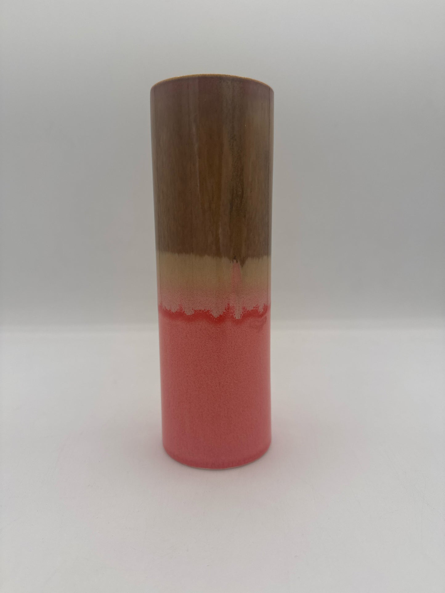 Coral & Brown Vase