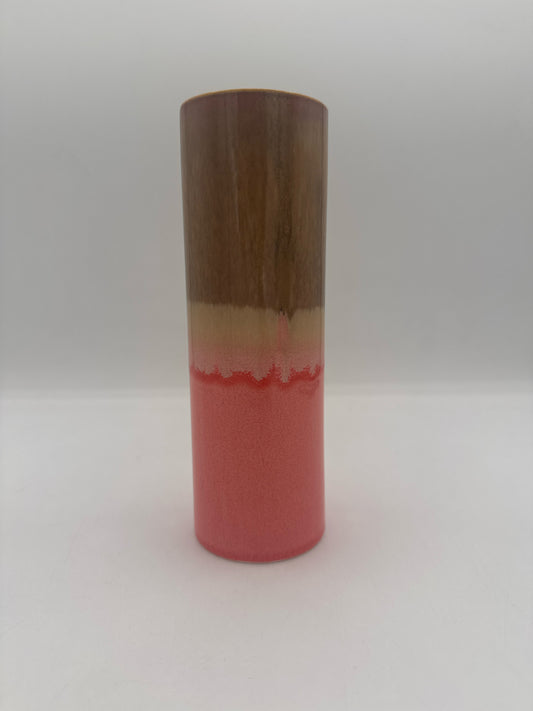 Coral & Brown Vase