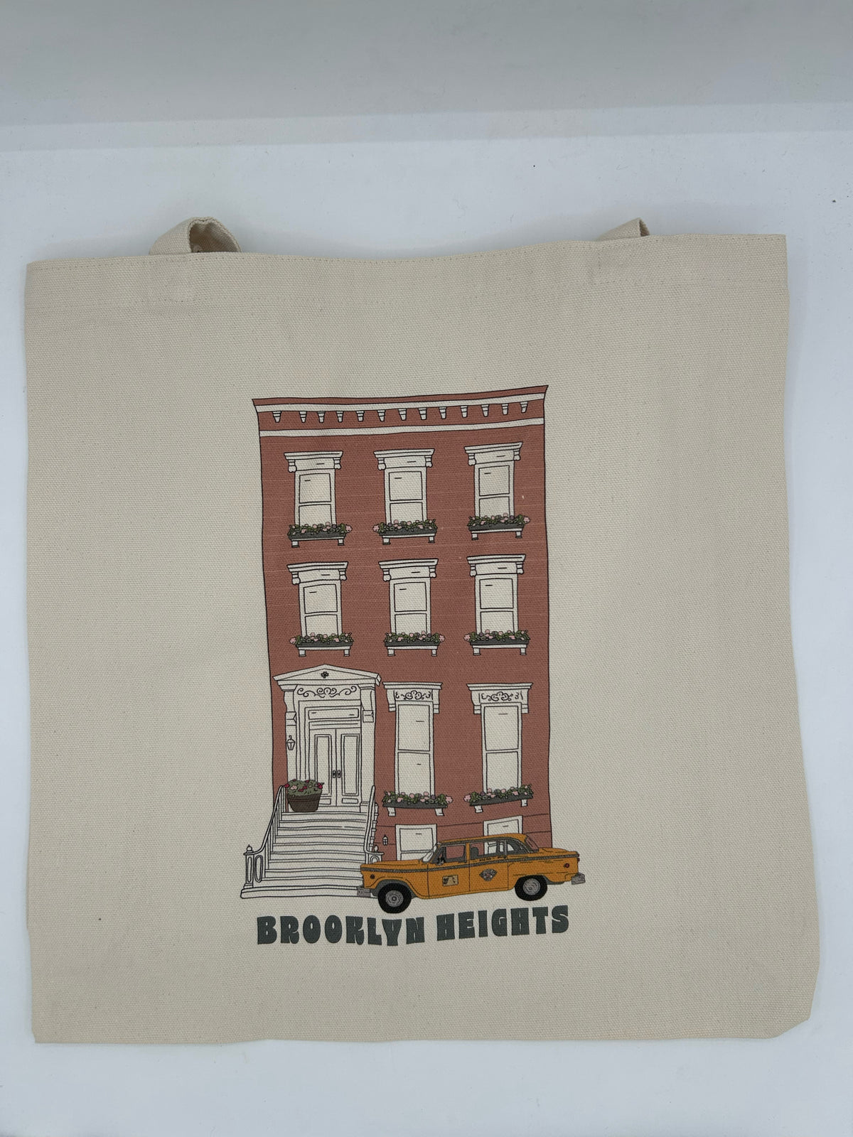 Brooklyn Heights Brownstone Tote Bag