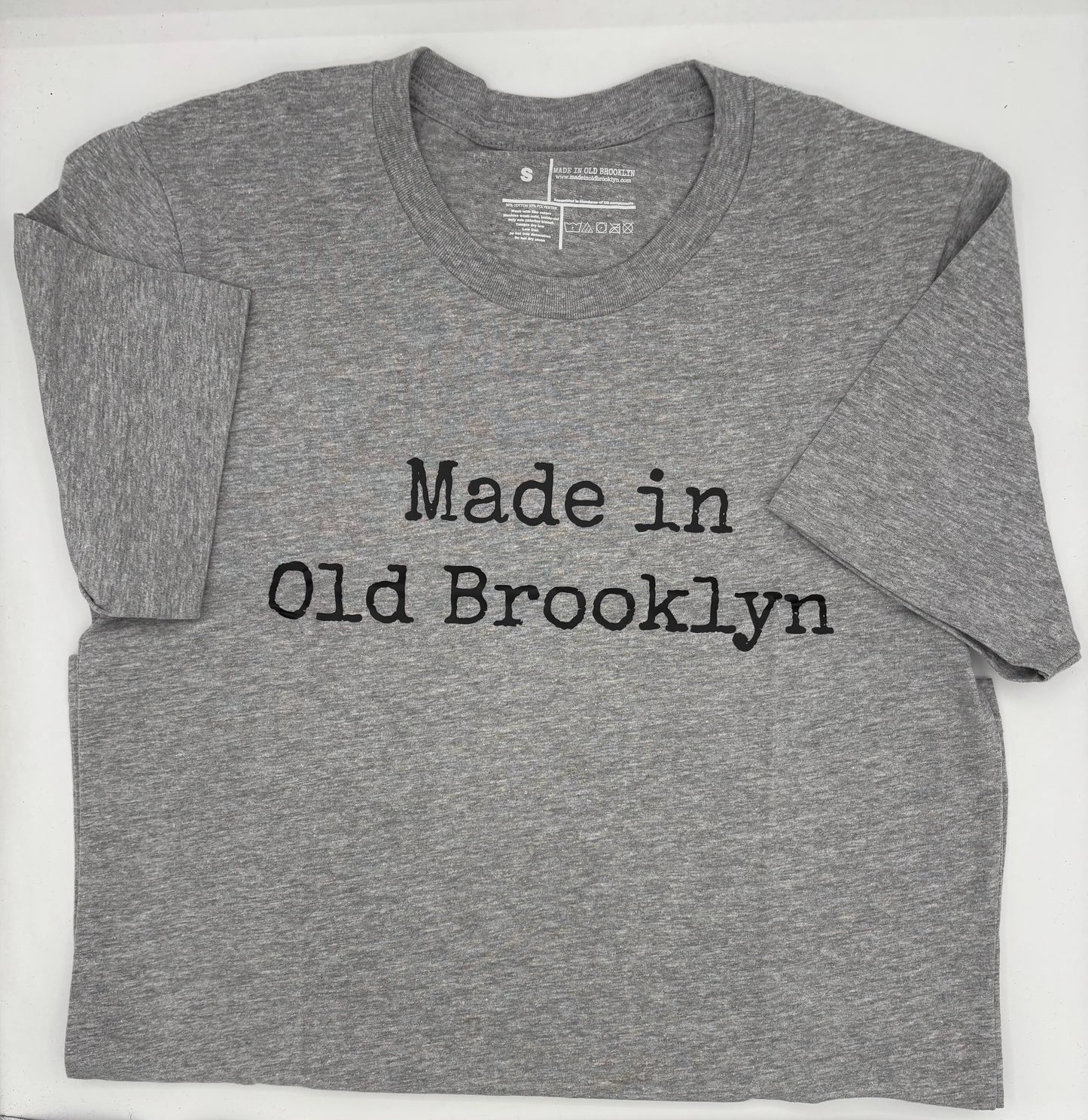 Made in Old Brooklyn T shirt Gray Adult Size M