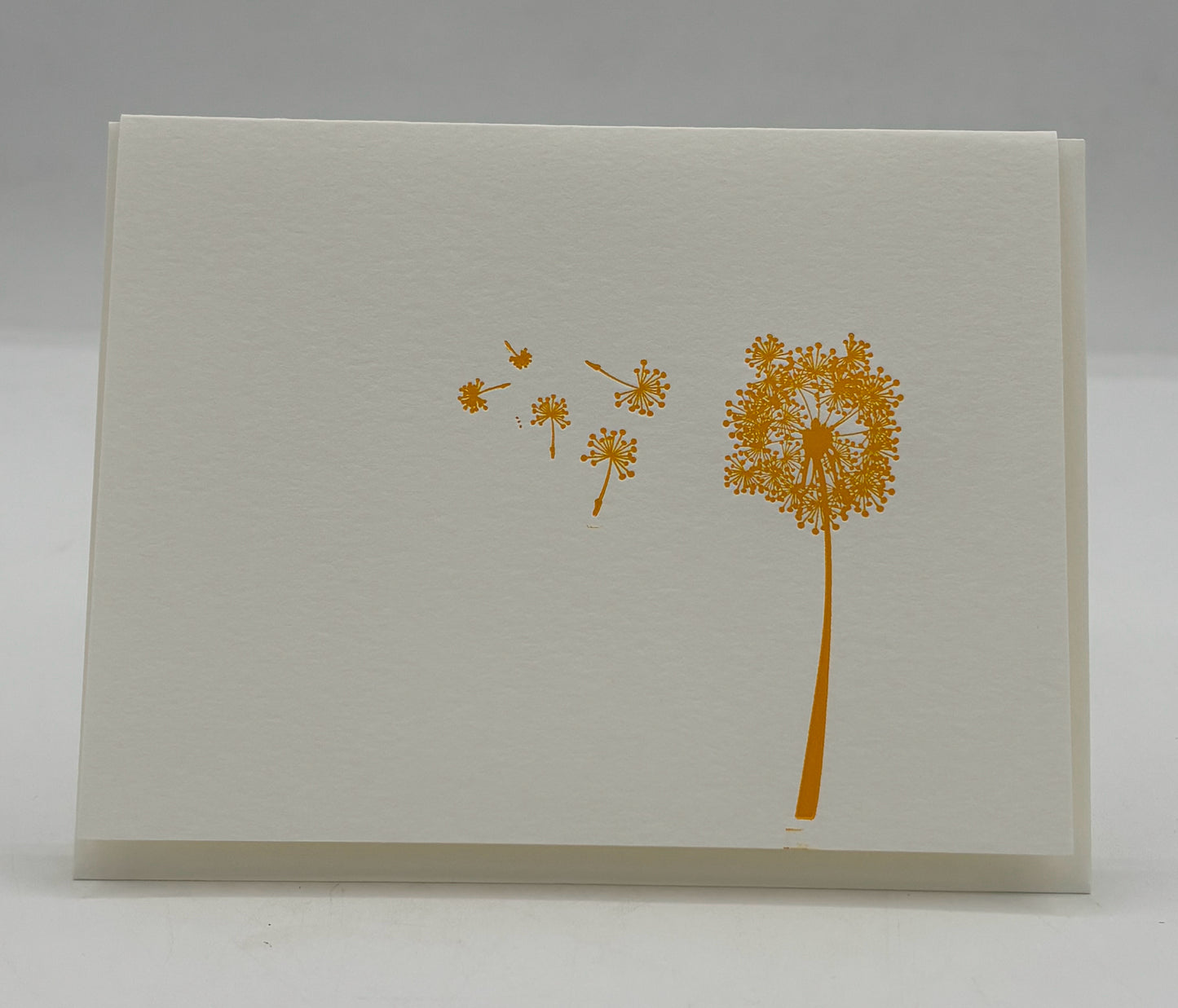 Yellow Dandelion Card