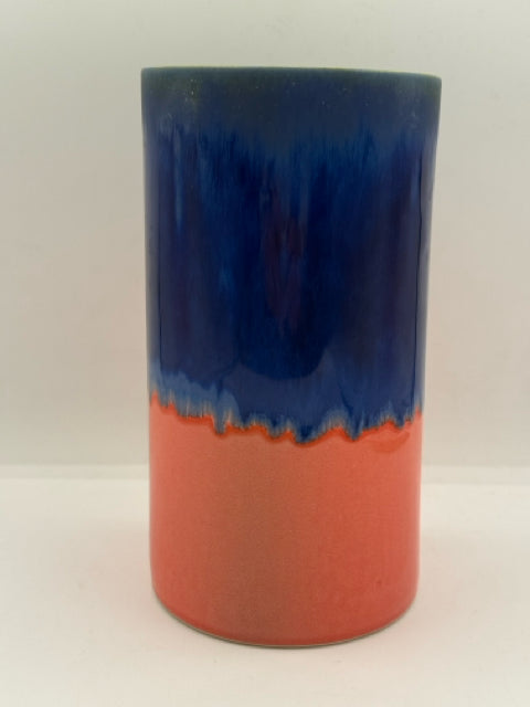 Assorted Multi-toned Extra Large Cylinder Porcelain Vase