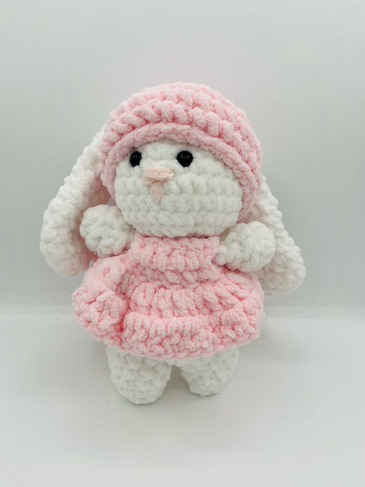 Bunny in a Pink Dress