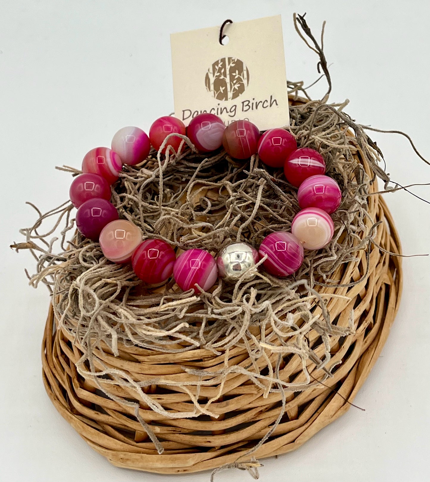 Pink Agate Bracelet
