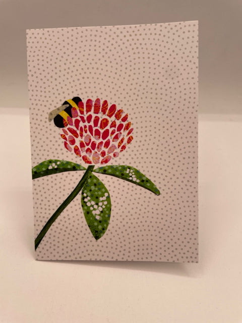 Red Clover Note Card