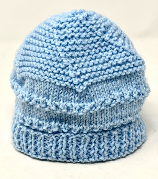 Infant Light Blue Acrylic Blend Hat