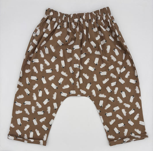 1 Y Pants - Brown w/Sheep