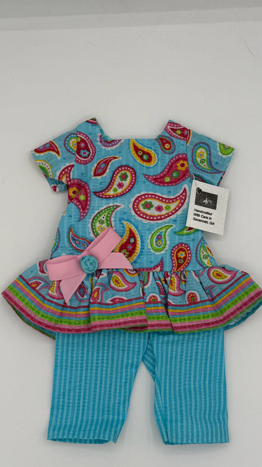 Ruffled Dress with matching pants