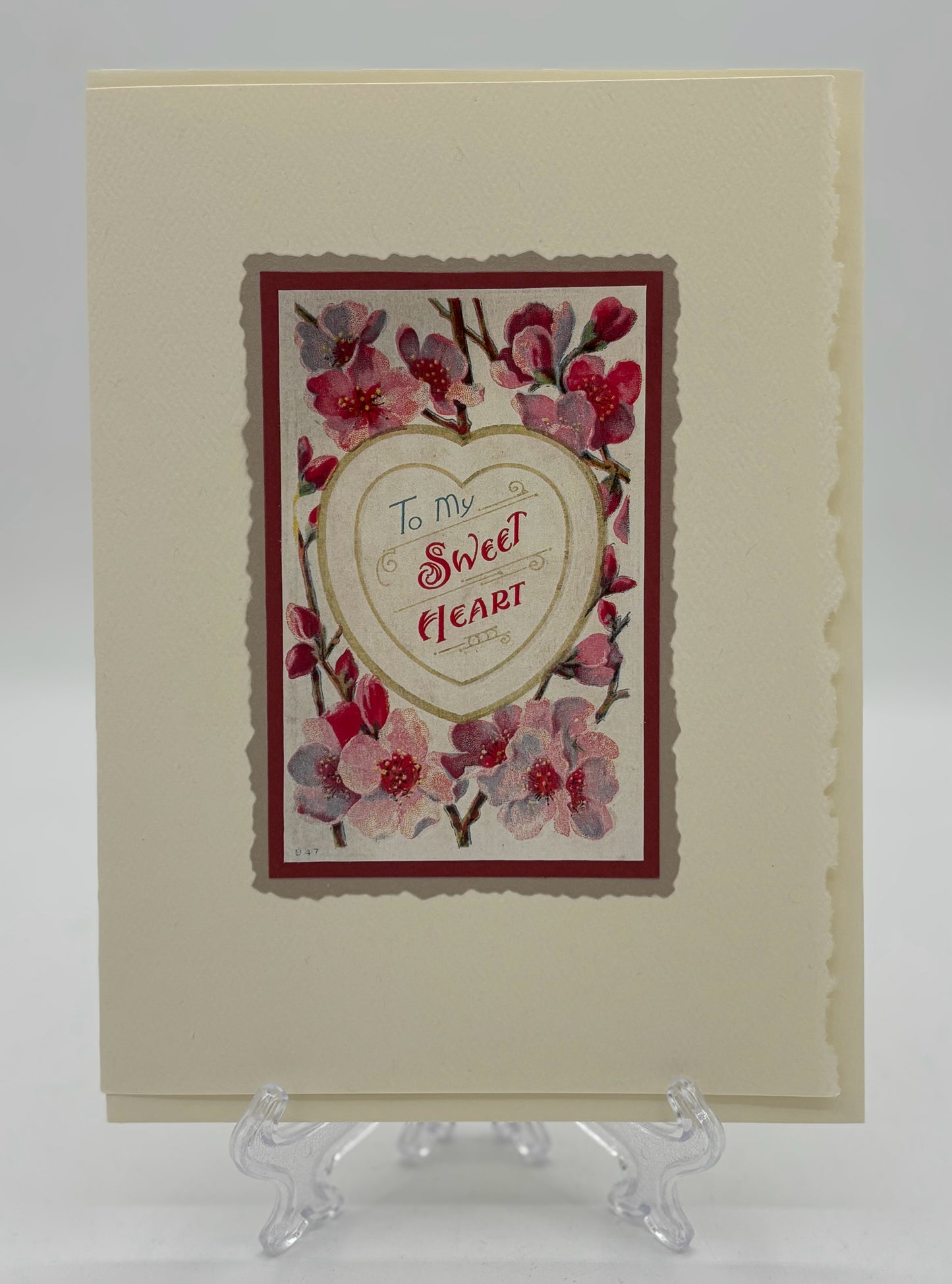 Cherry Blossoms Valentine's Card