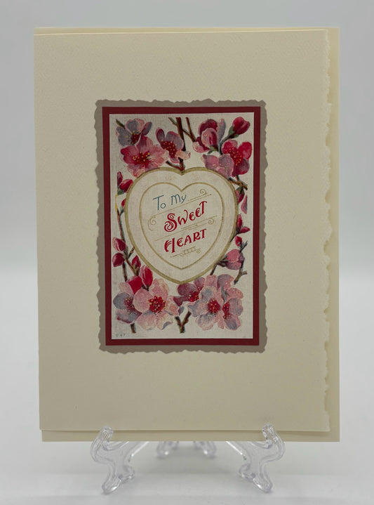 Cherry Blossoms Valentine's Card