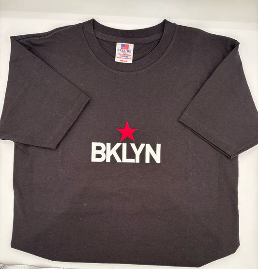 Brooklyn Star T-shirt Black Size M