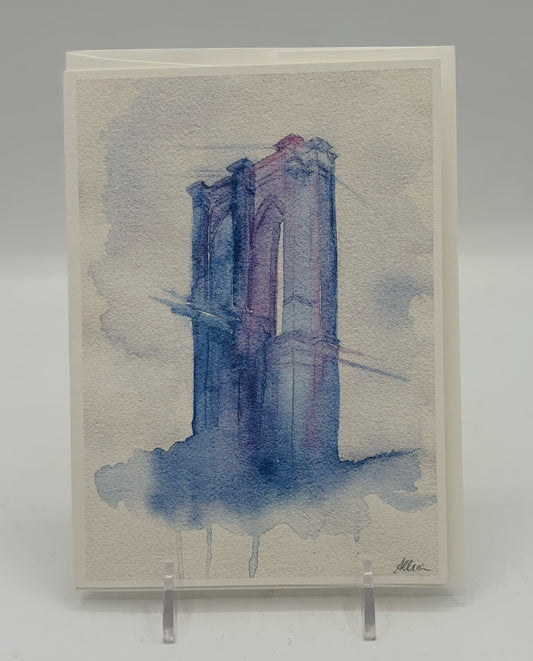 Washy Brooklyn Bridge Card