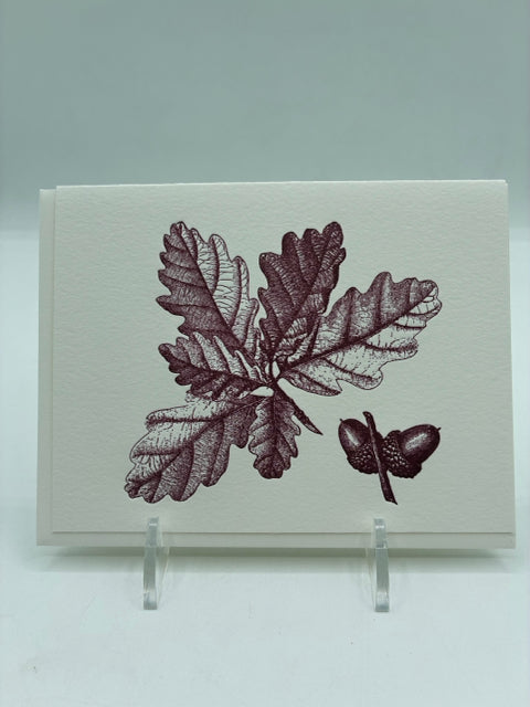 Oak Leaf Thanksgiving Card
