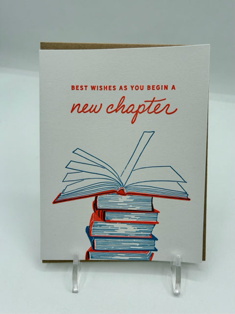 Stack Of Books Congratulations Card