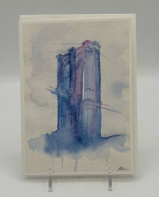 Washy Brooklyn Bridge Card