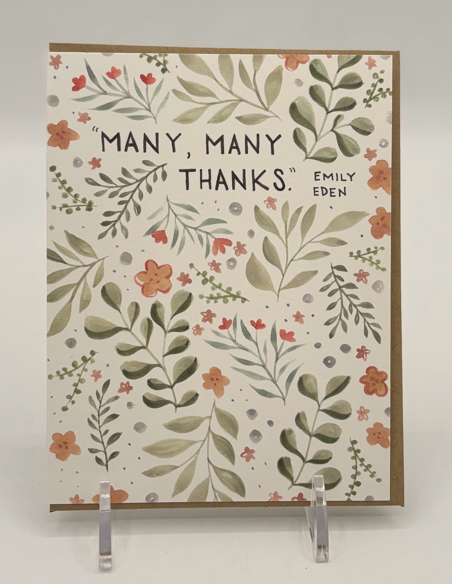 Many, Many Thanks Emily Eden Card