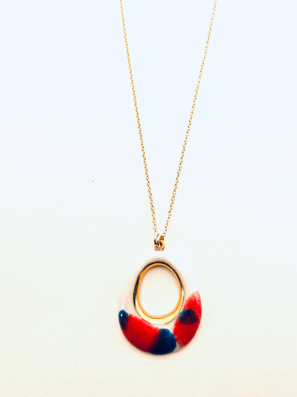 Cobalt and Rouge Oasis Necklace